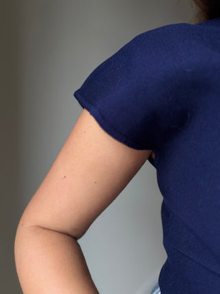 T-shirt bleu marine