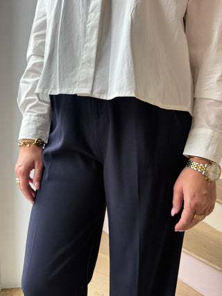Pantalon droit bleu marine