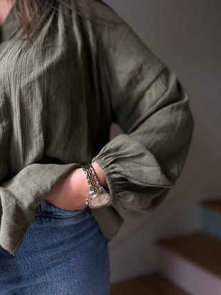 Blouse kaki