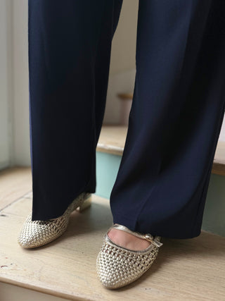 Pantalon droit bleu marine