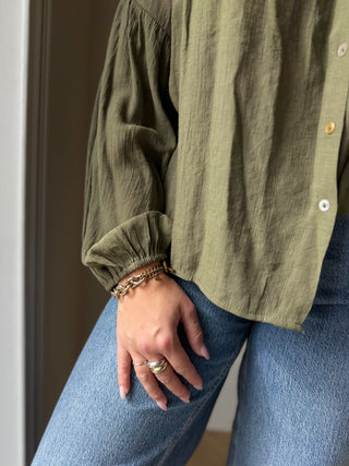 Blouse kaki