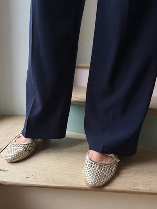Pantalon droit bleu marine